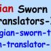 Sworn translators and interpreters in Belgium